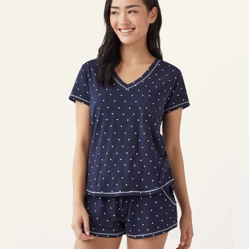 Splendid Navy Polka Dot PJ Set - NWT